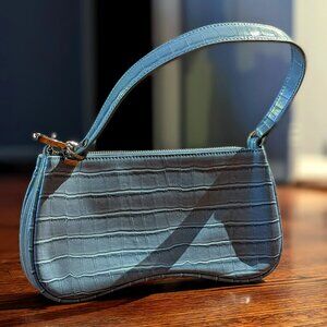 Blue Croc Shoulder Bag
